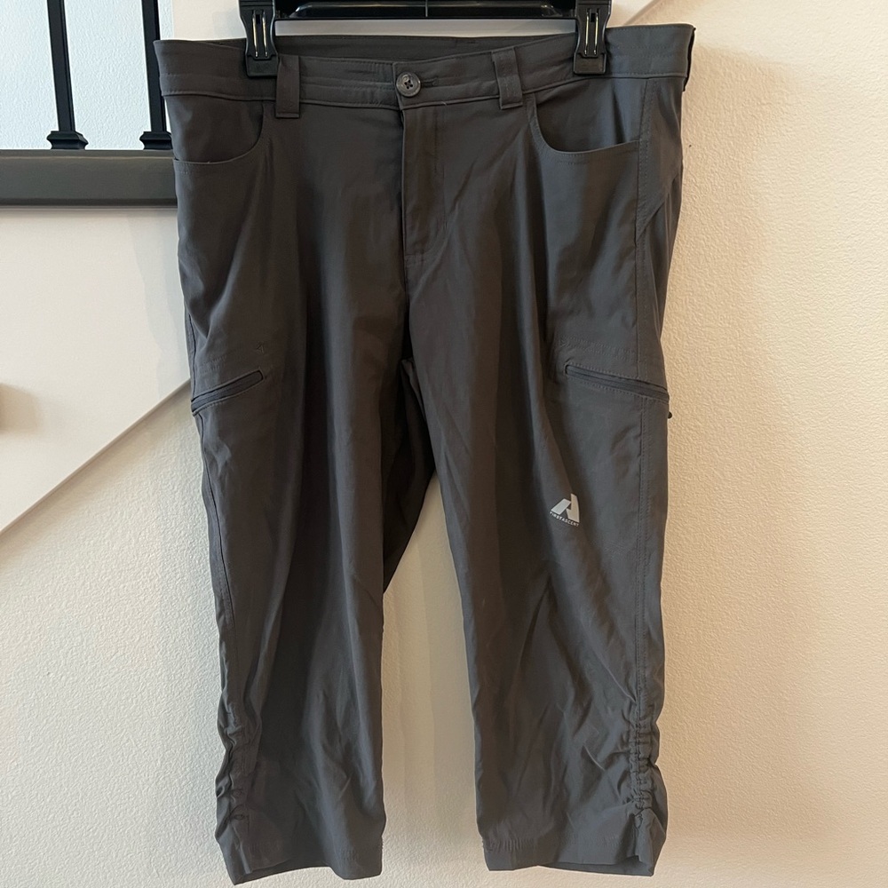Eddie Bauer First Ascent Gray Capris Pants